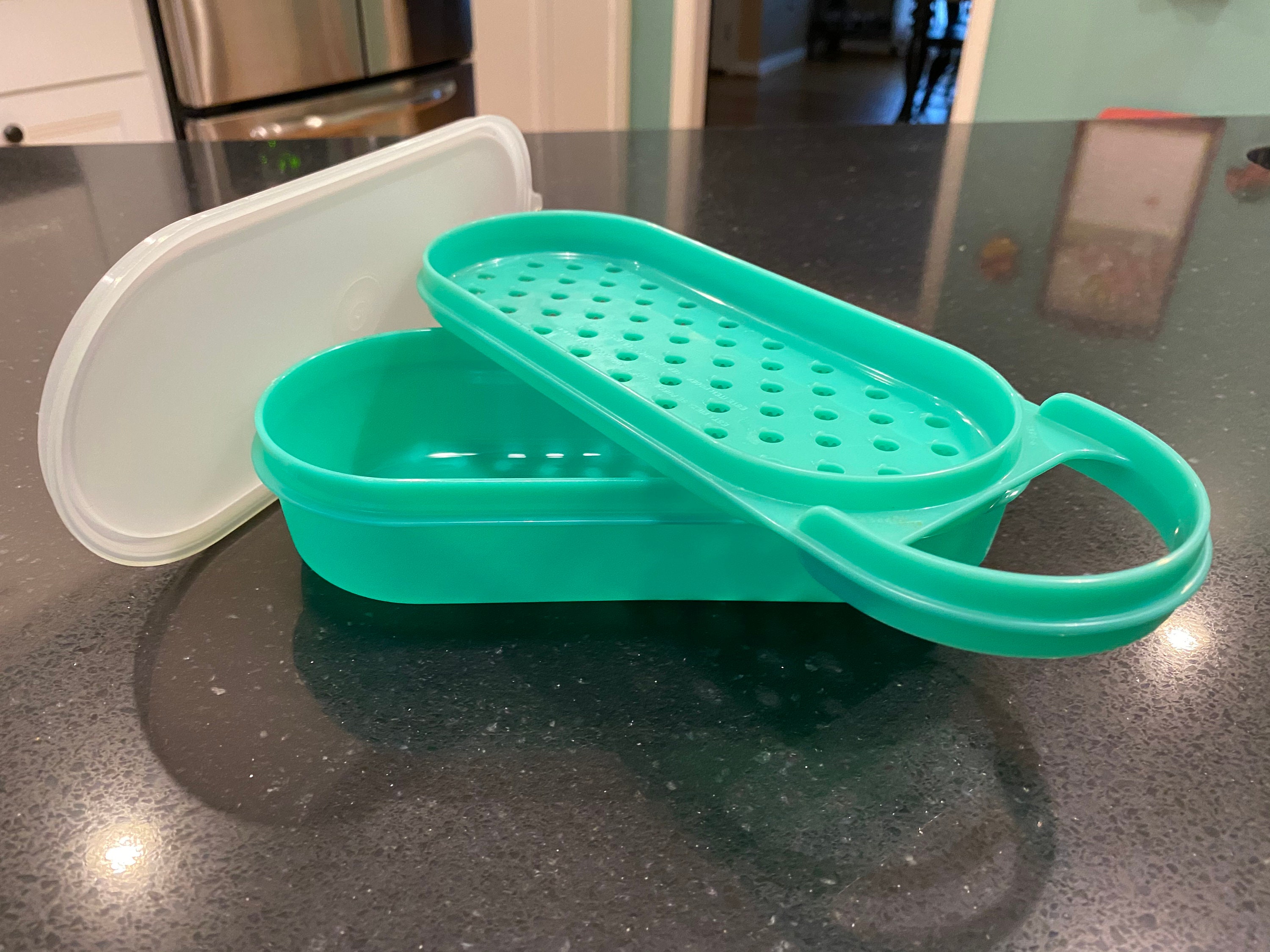 Tupperware Handy Grater Container & Seal 3 Piece Set Complete