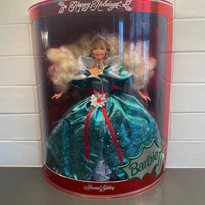 1995 Happy Holidays Barbie Collector Doll #14123 - New in Original Box (Never Opened)