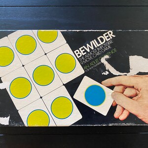 Vintage BEWILDER - The Almost Impossible 9 Move-kaartspel - An Adult Challenge - 1969 door IDEAL - COMPLEET