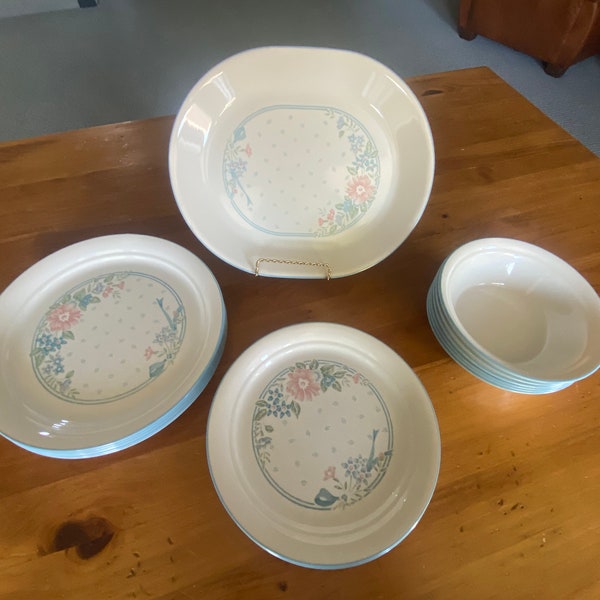 Corelle SYMPHONY Dinnerware - Your Choice:  1 Platter, 6 Dinner Plates, 6 Salad Plates, 6 Bowls