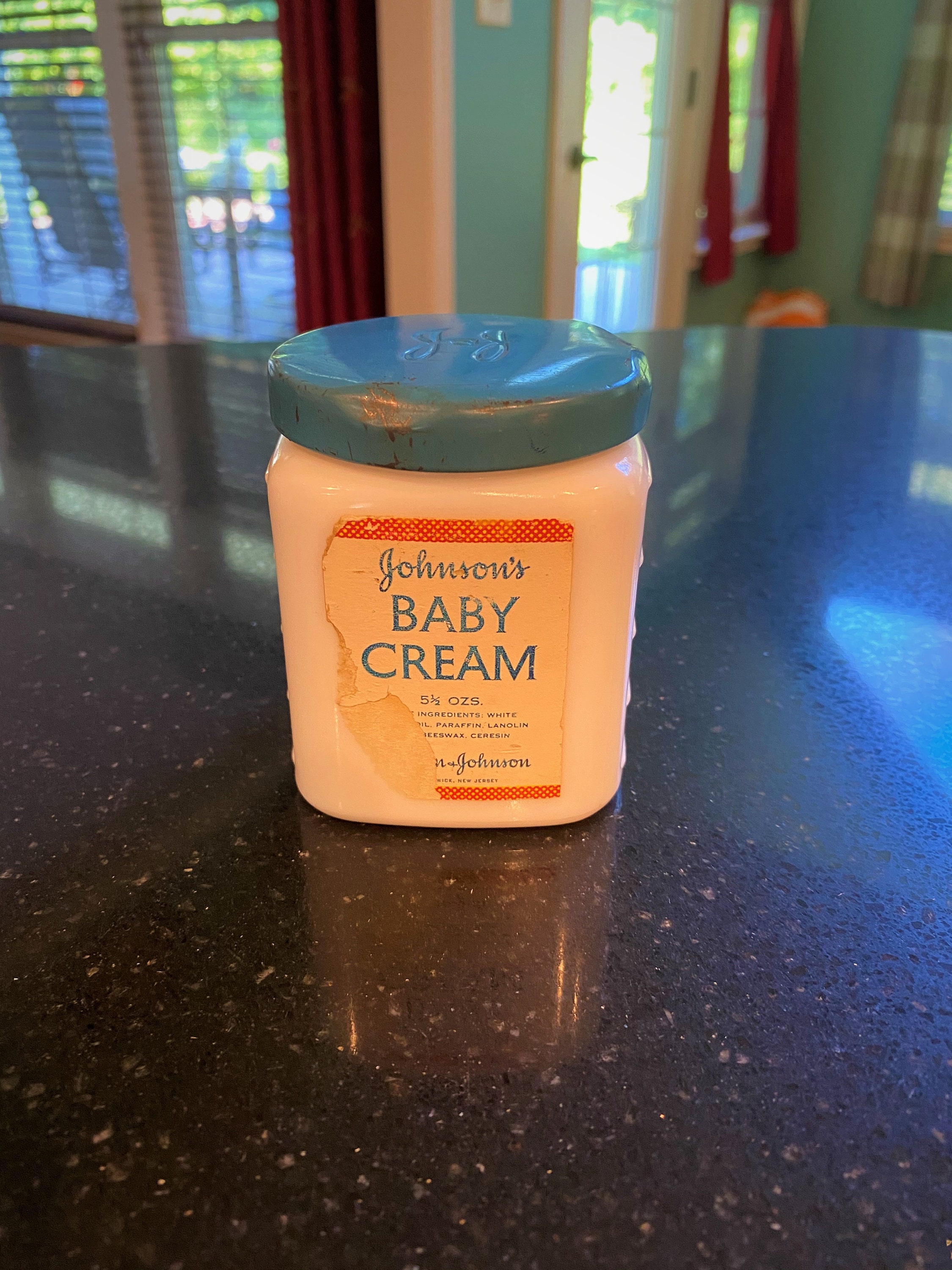 Johnson's baby cream in a jar sales