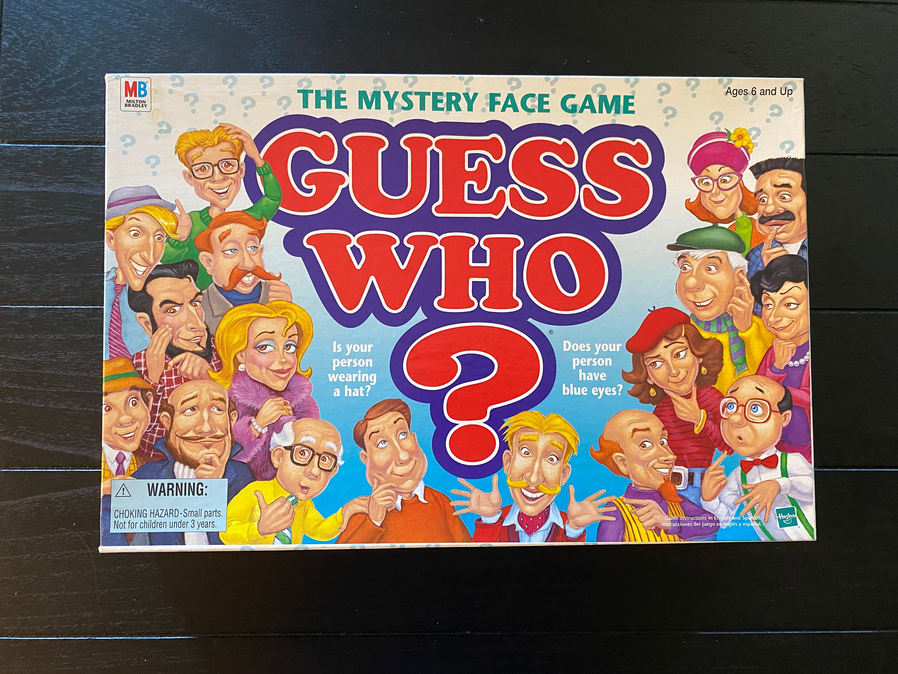 Guess Who? Board Game by (1998) Milton Bradley COMPLETE!