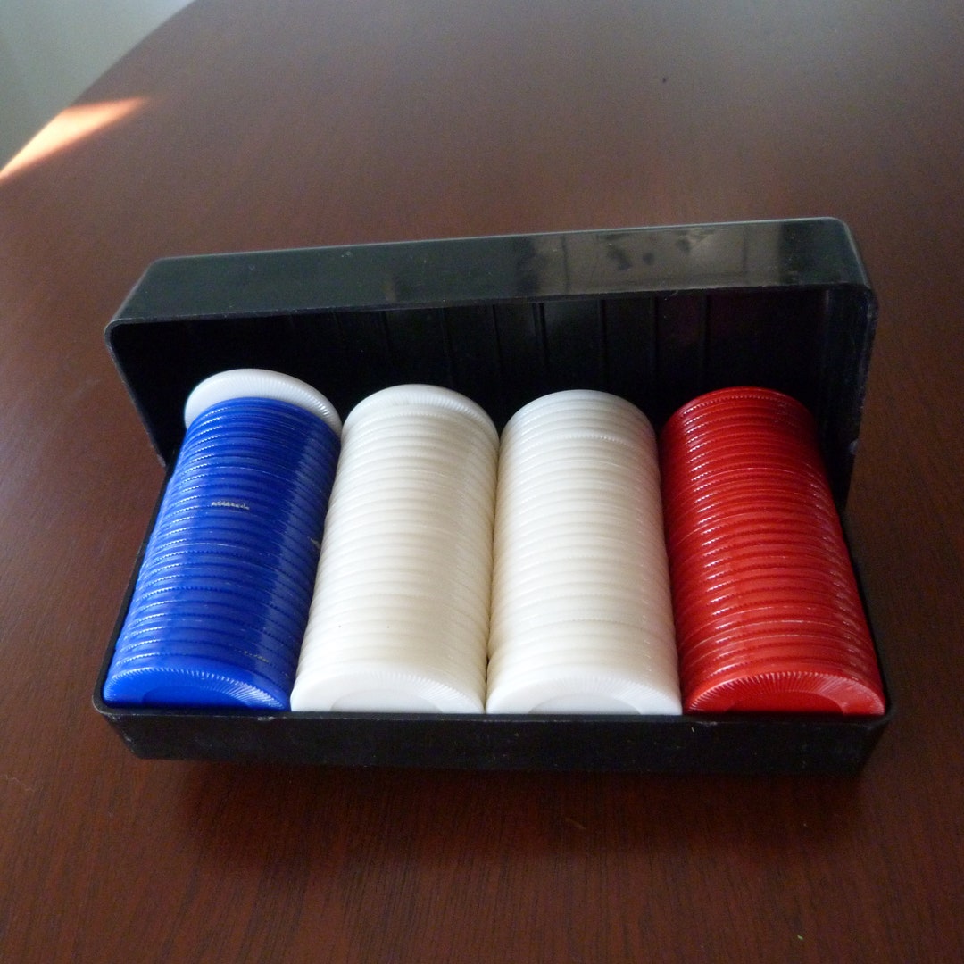 Vintage Pleasantime Poker Chips in the Original Box 100 Etsy