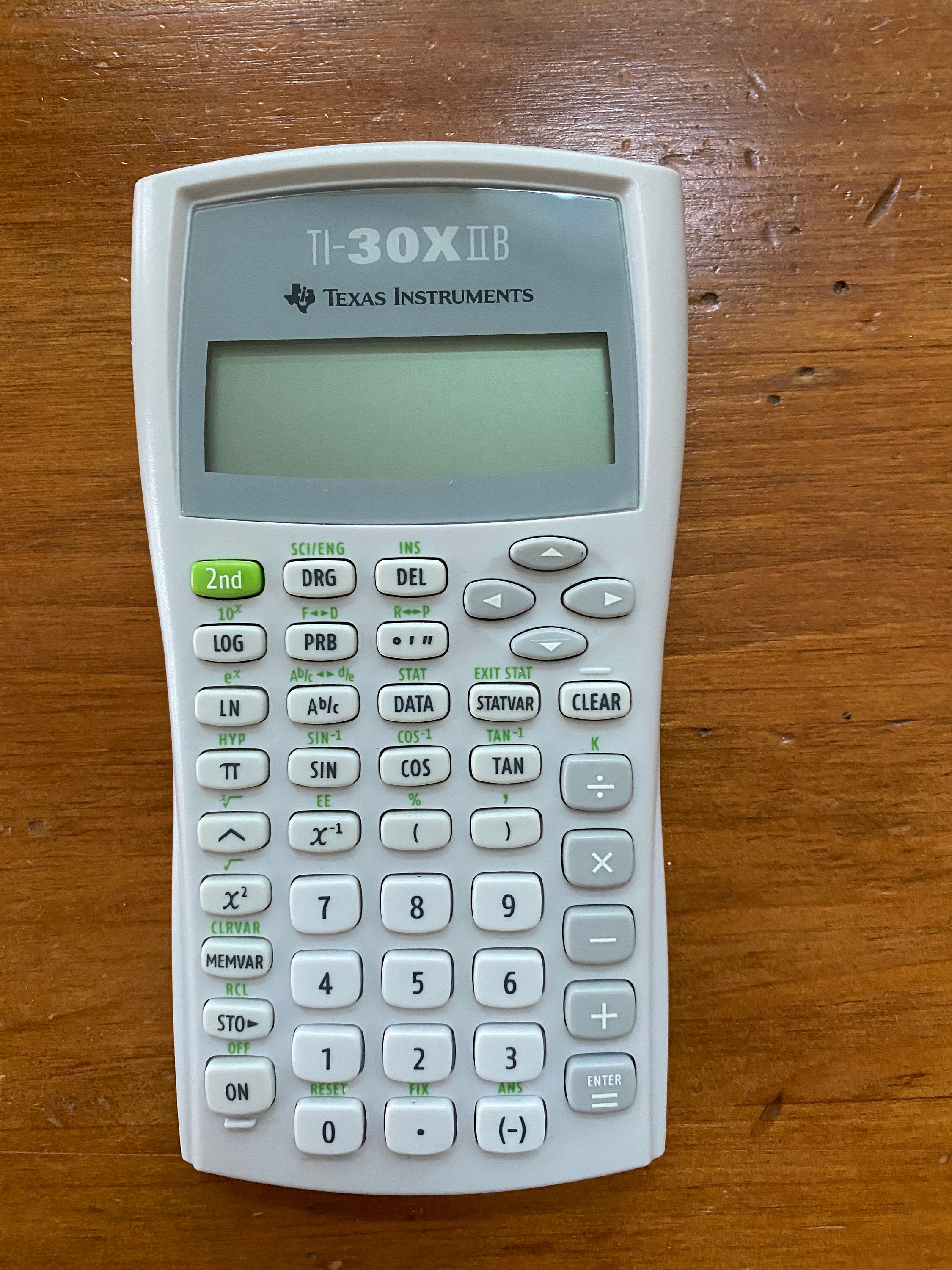 Texas Instruments TI30X IIB Calculator Etsy