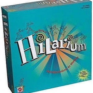 Juego de mesa/cartas HILARIUM (2001) de Mattel - COMPLETO