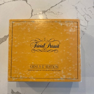 Trivial Pursuit Genus II Edition (1984) - aanvullende kaartenset voor gebruik met Master Game
