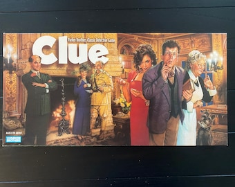 Clue Game, Parker Brothers Clue 1996 - COMPLETE