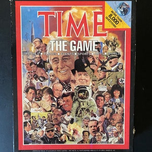 Time: The Game (1983), TIME Magazine Trivia Board Game Covering the 1920&#39;s-80&#39;s