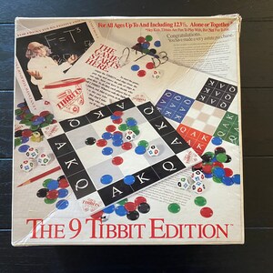 The 9 Tibbit Edition, Tibbits Game - Tibbits International, Inc. 1992 - COMPLETE