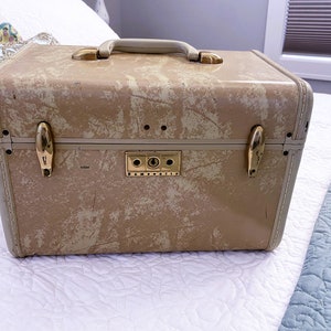Vintage Samsonite Shwayder Bros. Streamlite Luggage Train Case Style 4512
