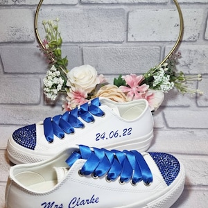 Wedding converse trainers, platform bridal shoes, leather converse wedding pumps, leather bridal shoes, mono white wedding shoes