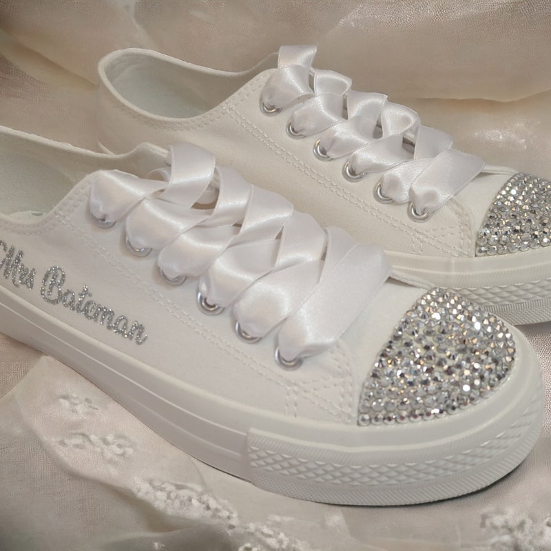 personalised bridal shoes