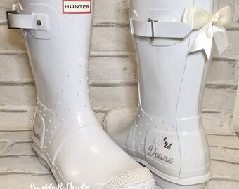 hunter wedding wellies