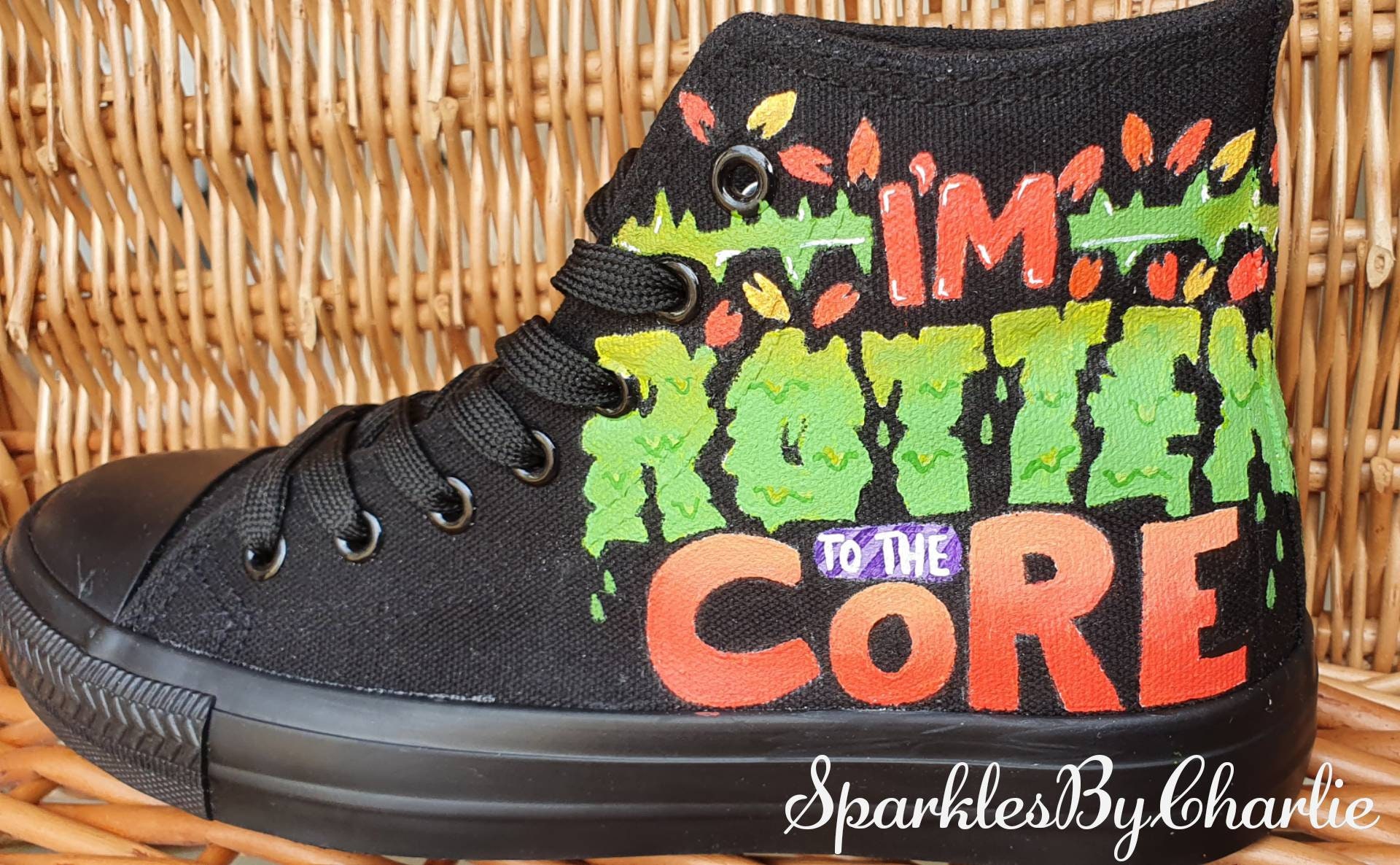 Disney descendants top high top sneakers
