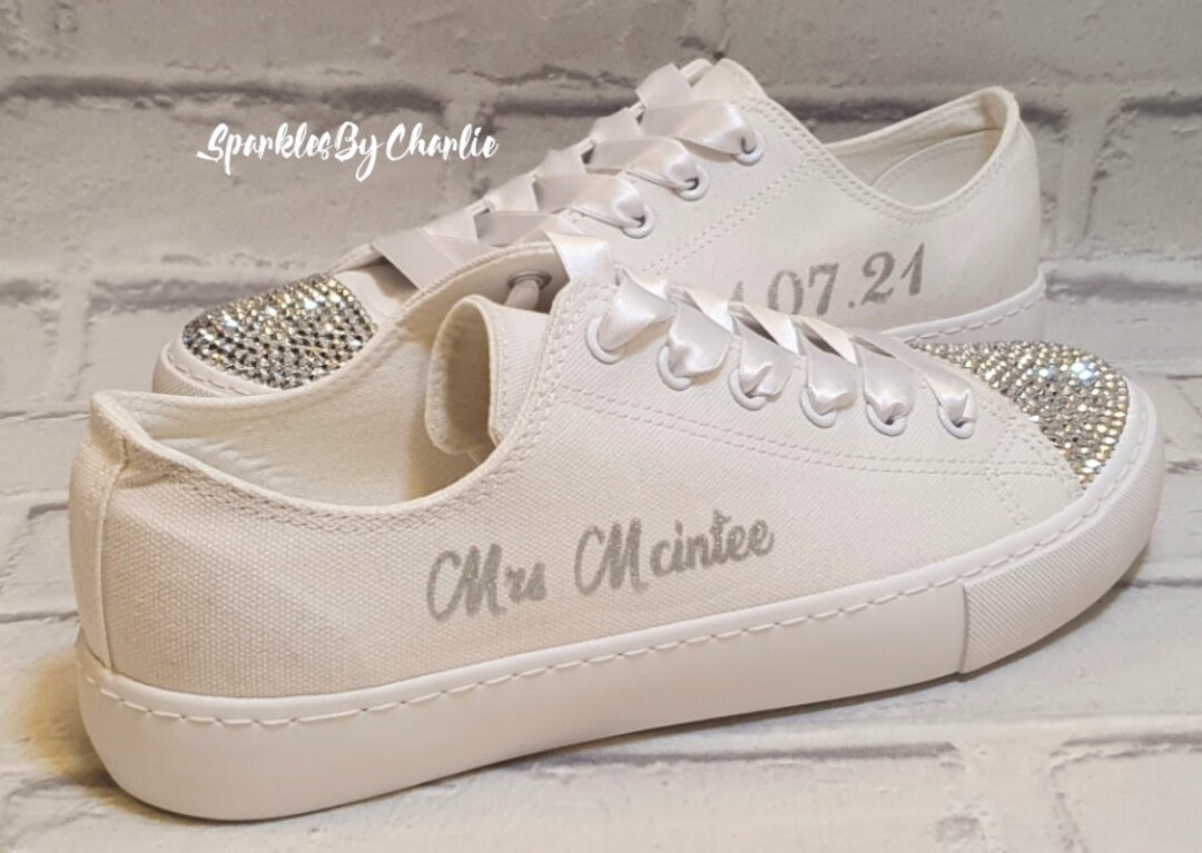 personalised wedding shoes