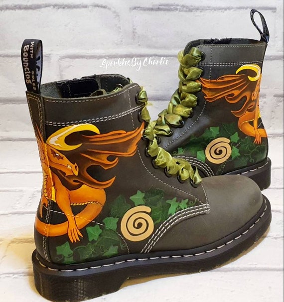 Custom Dr Marten Boots Personalised Doc Martens Hand Painted Doc