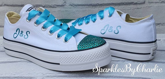 Personalised Wedding Pumps Converse 