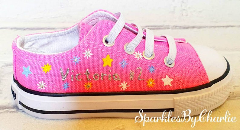 Peppa pig shoes, peppa pig zapatillas personalizadas, personalizadas, zapatillas para niños Kids Pink shoes, Custom Small shoes imagen 4