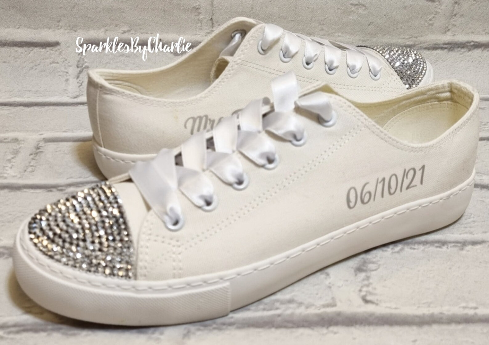 personalised wedding shoes