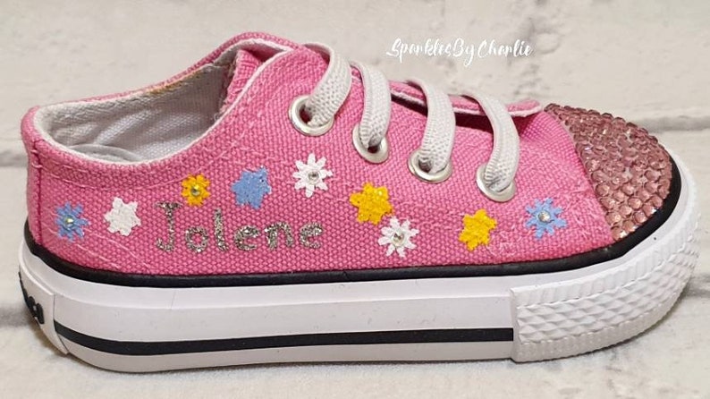 Peppa pig shoes, peppa pig zapatillas personalizadas, personalizadas, zapatillas para niños Kids Pink shoes, Custom Small shoes imagen 7
