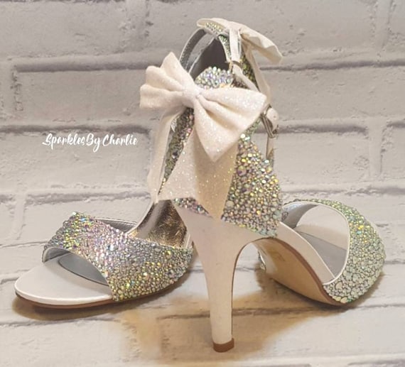 Popular Handmade Rhinestone High Heels Pointed Toe Crystal Wedding Shoes, S002 Popular Handmade Rhinestone High Heels Pointed Toe Crystal Wedding Shoes, S002