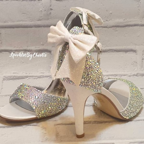 bling heels wedding