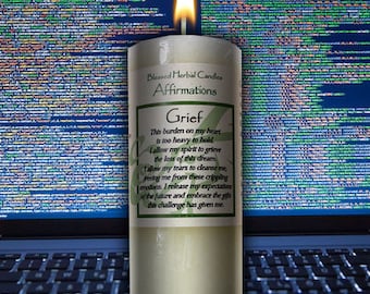 Affirmation Grief Candle