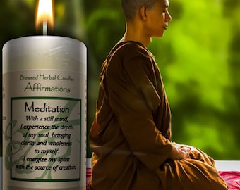 Affirmation Meditation Candle