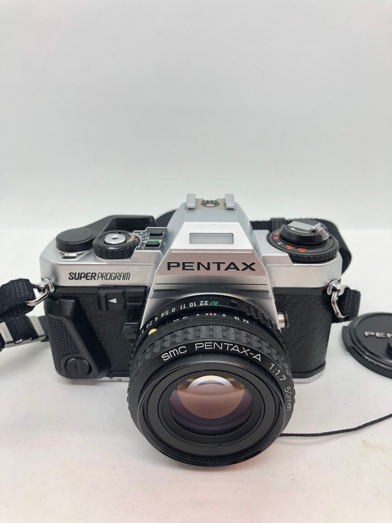 Pentax ME Super Program 35mm Camera w/50mm Lens 2880mm Zoom Etsy