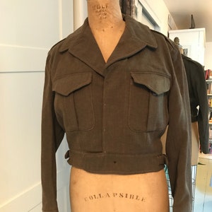 Bond Clothes Shops 1953 blouse battledress RCAC excellent