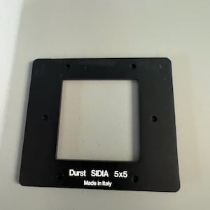 rare Durst darkroom enlarger SIDA 5X5 negative carrier insert likely for SIVONEG carrier for M601 excellent condition
