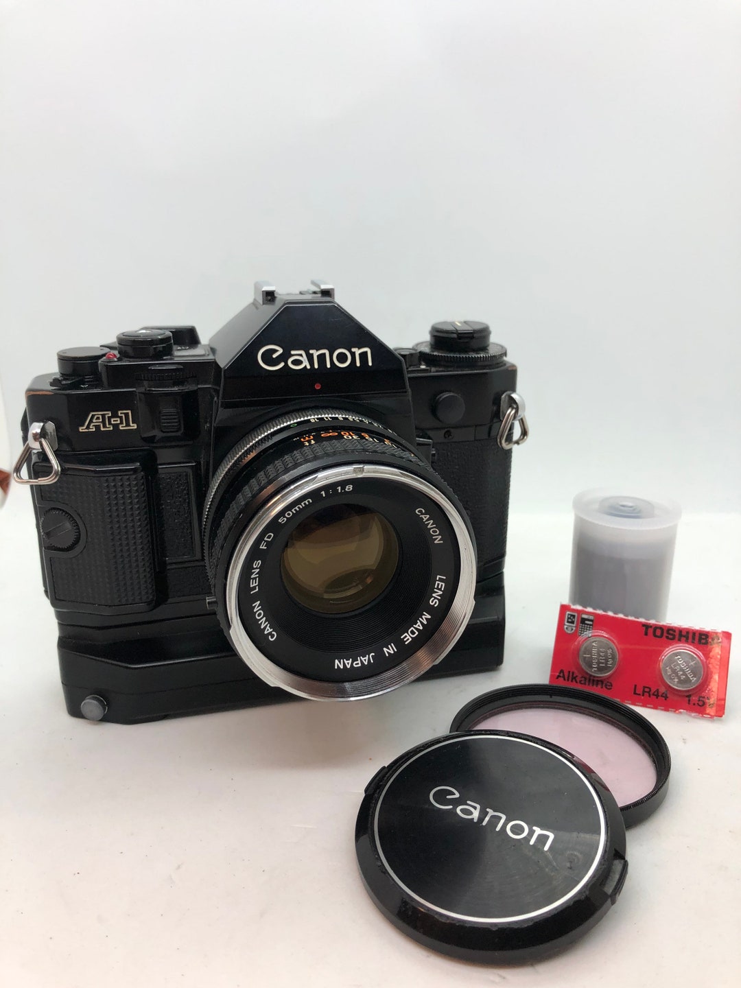 Canon A1 35mm Camera W/ 50mm F/1.8 Lens Fully Serviced 90day Warranty