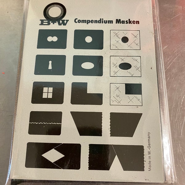 Rare B + W Kompendium Compendium maskem masks new and unused