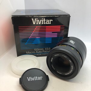 Minolta / Vivitar AF 100mm f/3.5 Macro Autofocus Lens!