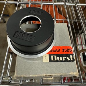 Durst darkroom enlarger Sixtif 3525 recessed lens board unused new old stock