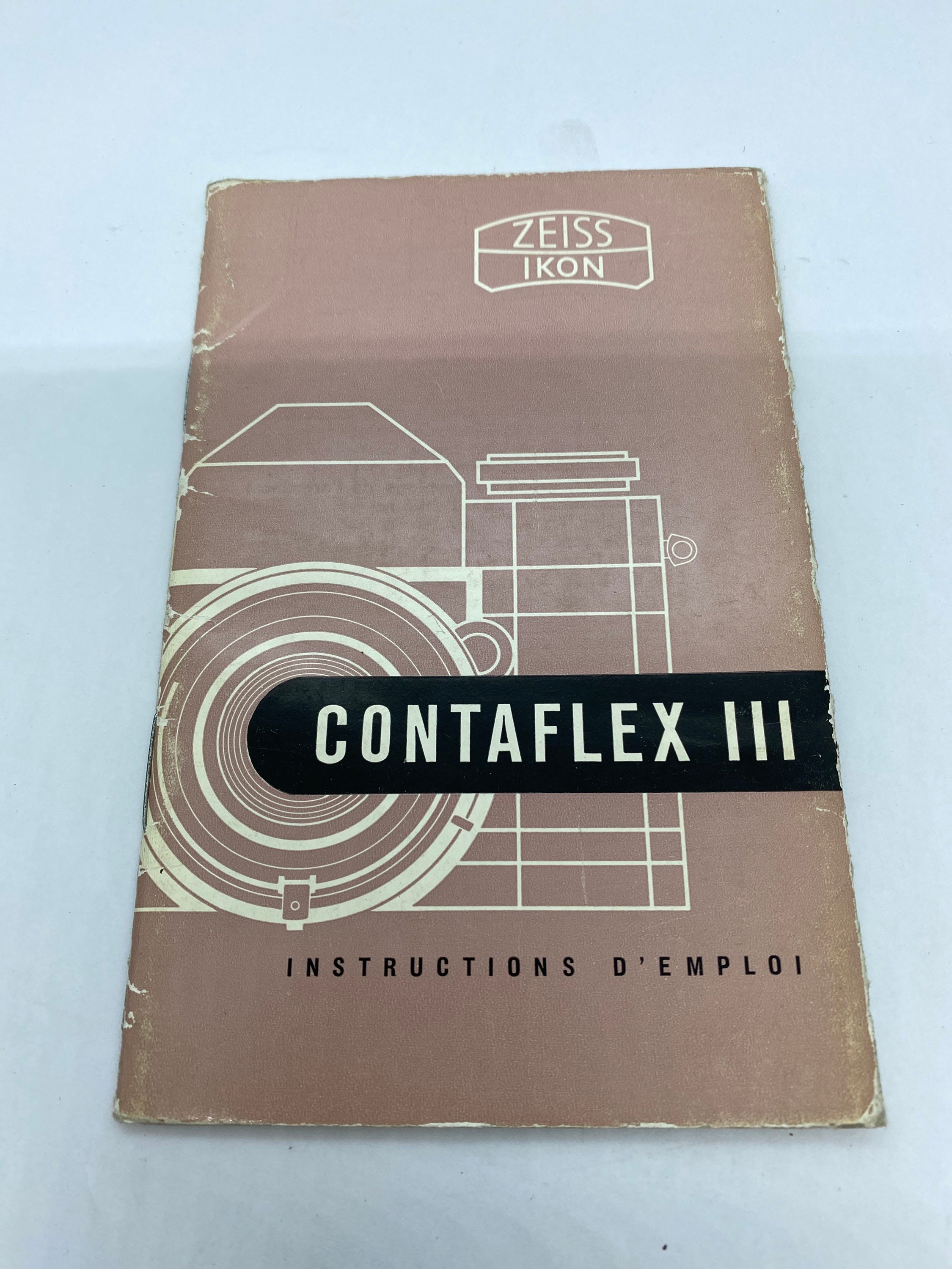 Zeiss Ikon Contaflex III Manual de operación francés