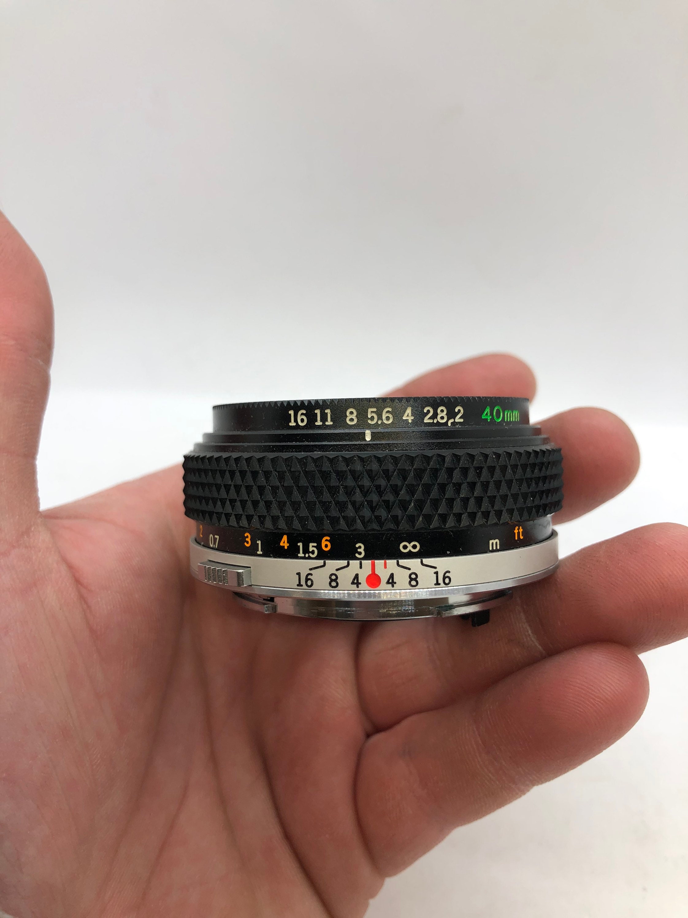 Rare Olympus OM 40mm f/2 Pancake Lens Mint 90 Day Warranty Etsy