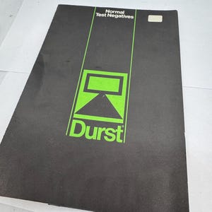 super rare Durst darkroom enlarger normal test negatives 220 format