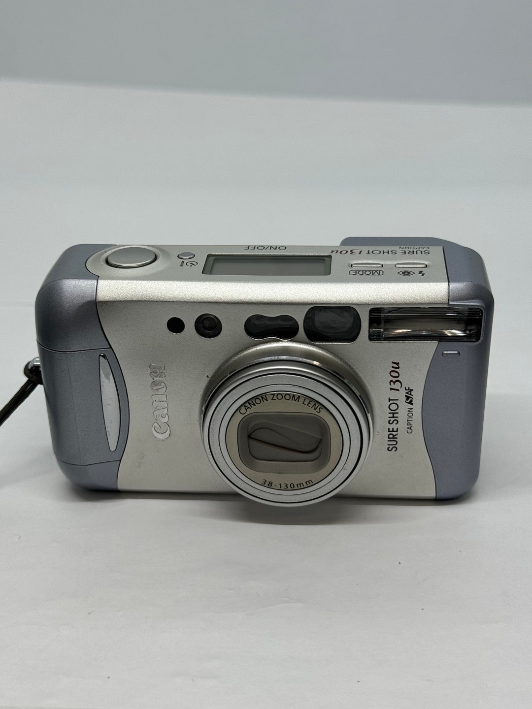 Canon Sure Shot 130U 35mm Compact Selfie Film Camera Mint 90 Day