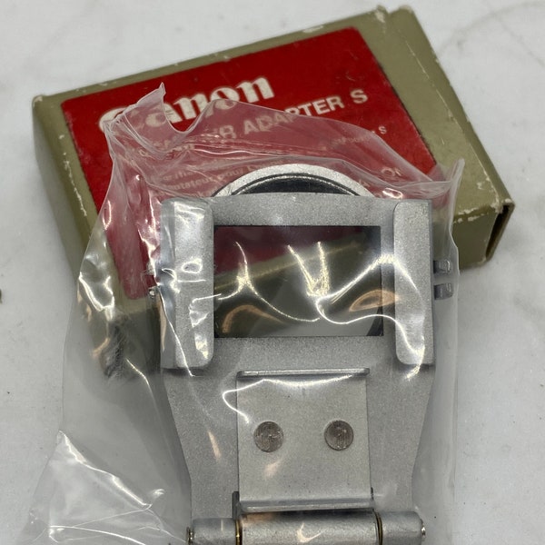 Rare Canon magnifier adapter S for Canon AE-1/AE-1P  MINT  in box 90day warranty!