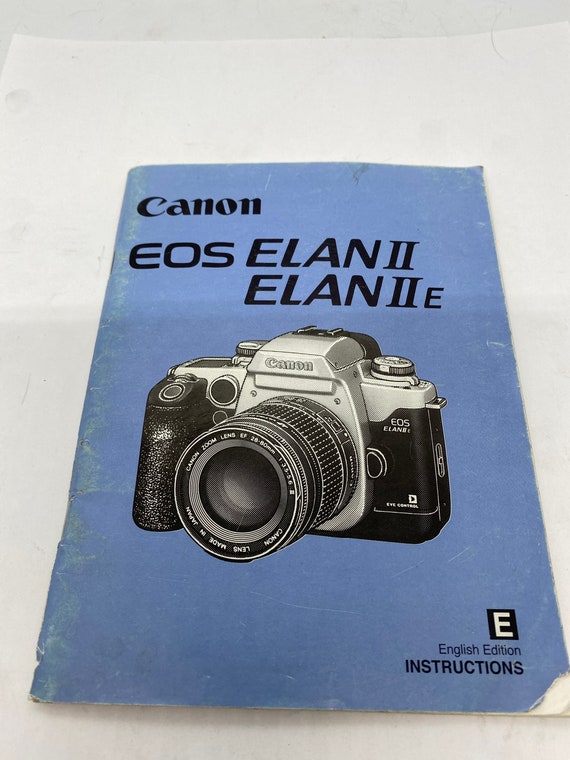 Canon EOS Elan II & IIE Operator Manual - Etsy Finland
