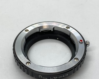 Leica/ Pixco M montaje a M 4/3 adaptador de lente Ex + 90 días de garantía!