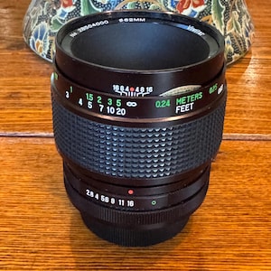 Canon FD/Vivitar 55mm f/2.8 1:1 macro lens mint minus condition. 90 day warranty!