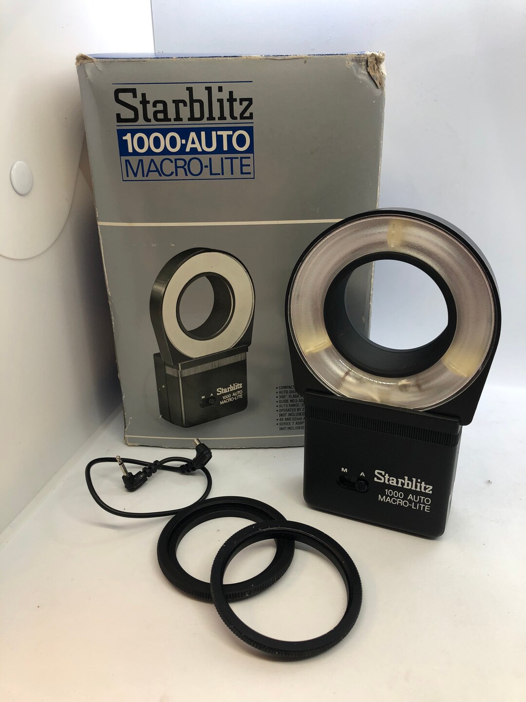 Vds Flash annulaire Starblitz 1000-AUTO MACRO-LITE