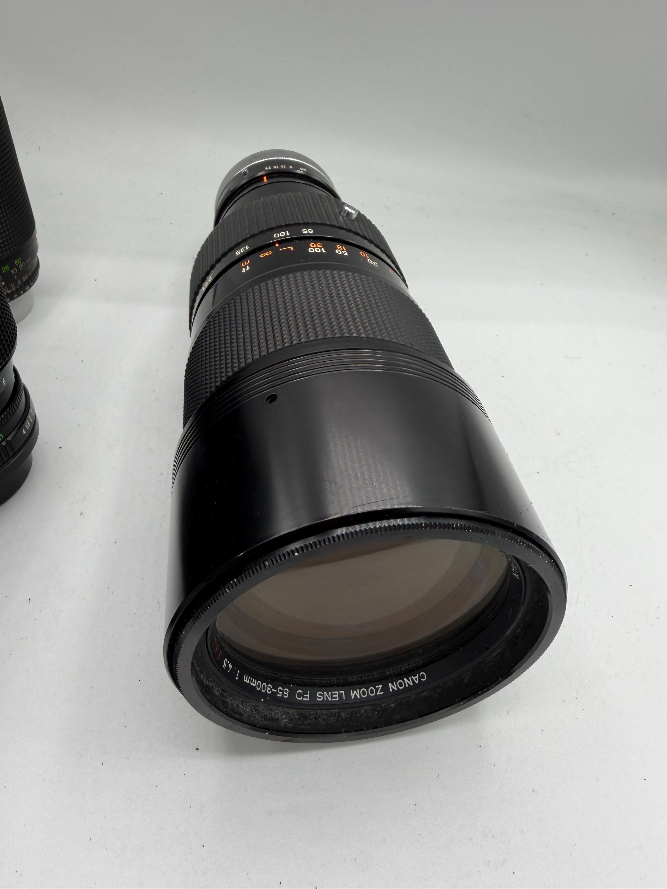 Buy Canon FD 85-300mm F/4.5 SSC Fast Zoom Lens in Excellent