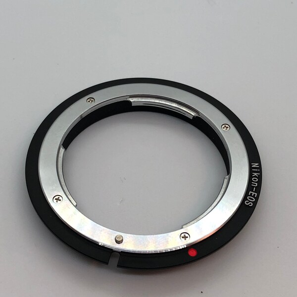 Nikon mount to Canon EOS  Mount Adaptor almost new