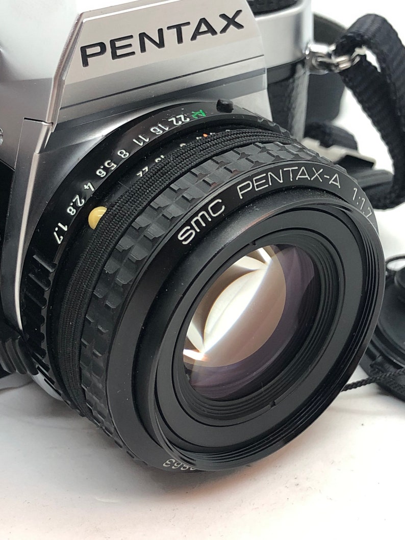 Pentax ME Super Program 35mm Camera w/50mm Lens 2880mm Zoom Etsy