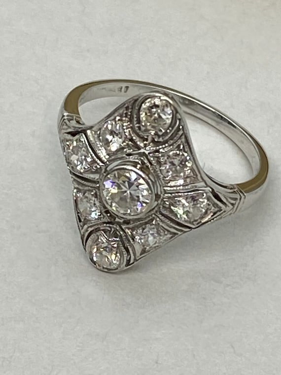 0.50 CT. T.W. Cushion Shaped Diamond Engagement Ring in 14 Karat White Gold  - Sam's Club