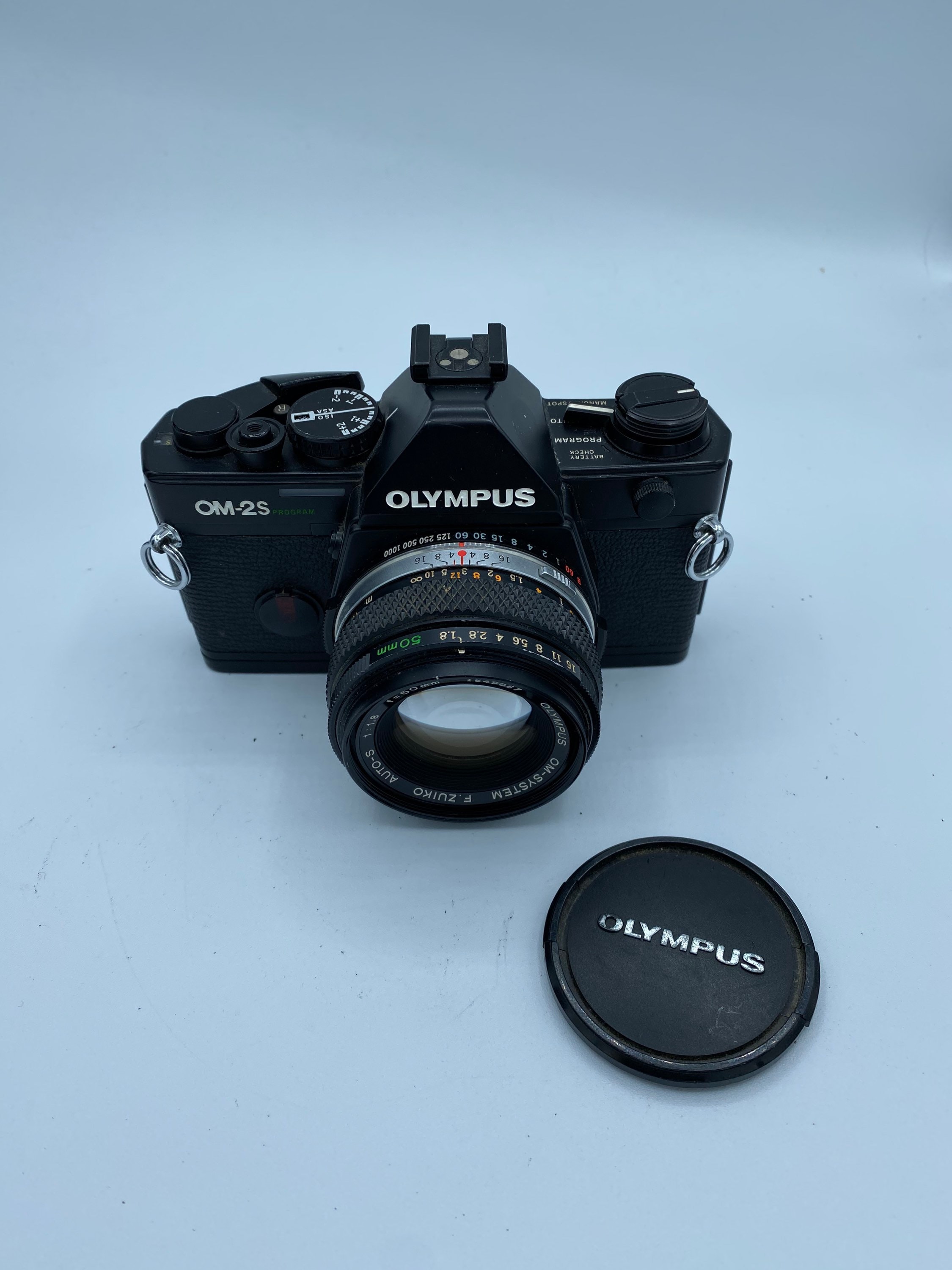 Olympus OM-2S Program BLACK Body 35mm Camera W/ 50mm F/1.8 - Etsy