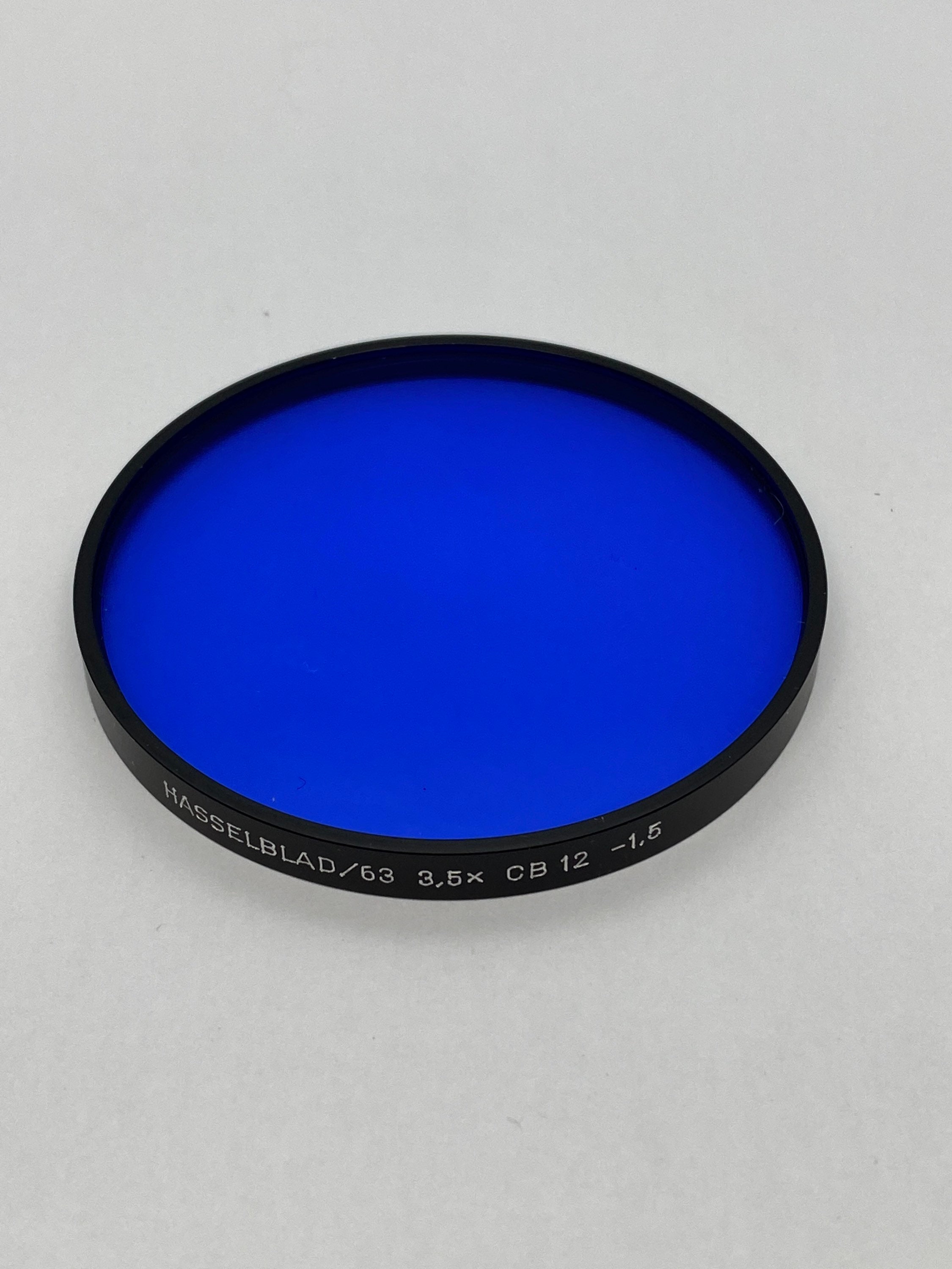 Hasselblad/63mm drop in Blue CB-12  filter  -1.5 mint 90 day warranty